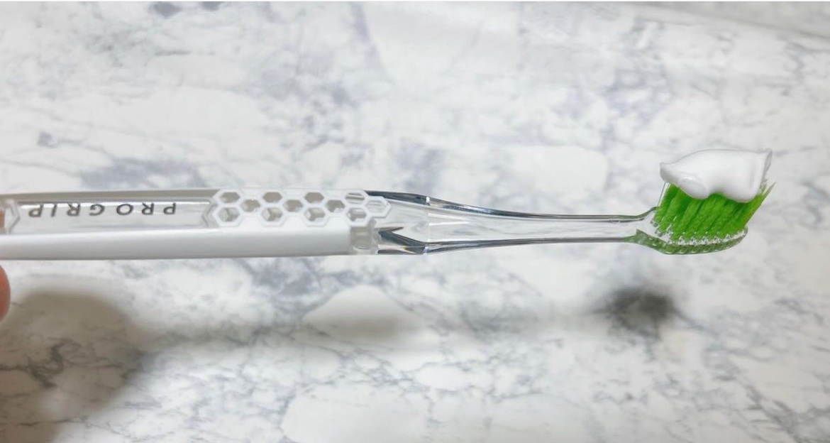 プログリップハブラシ　typeⅠ/エビス/歯ブラシを使ったクチコミ（2枚目）