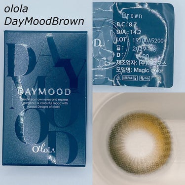 デームードブラウンマンスリー (DAYMOOD BROWN monthly)/OLOLA/１ヶ月（１MONTH）カラコンを使ったクチコミ（3枚目）