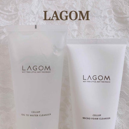 マイクロフォーム クレンザー(夜用洗顔)/LAGOM /クレンジングクリームを使ったクチコミ(1枚目)