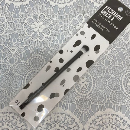 UR GLAM EYESHADOW BRUSH A/U R GLAM/メイクブラシを使ったクチコミ(4枚目)