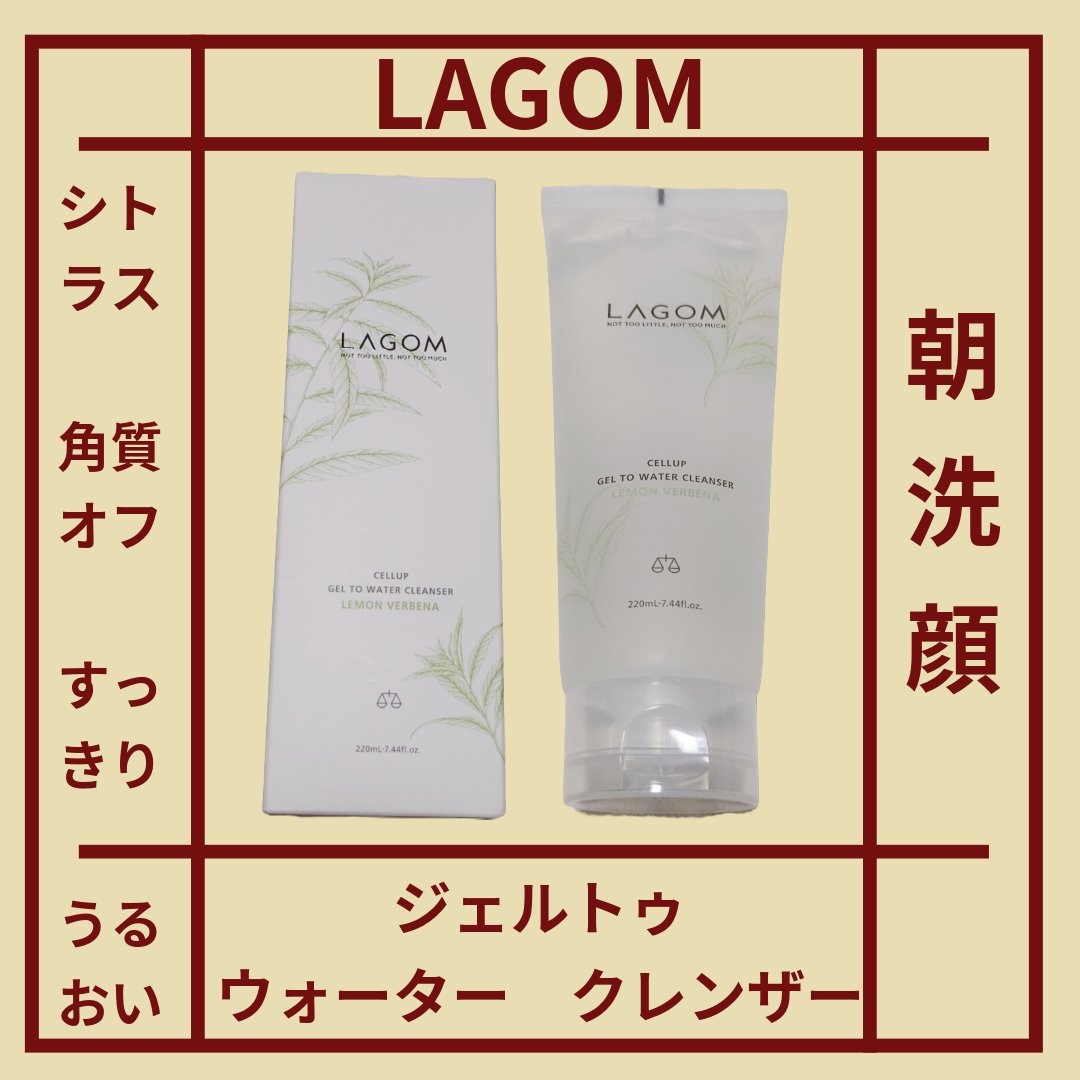 ラゴム ジェルトゥウォーター クレンザー(朝用洗顔)/LAGOM /その他洗顔料を使ったクチコミ（1枚目）
