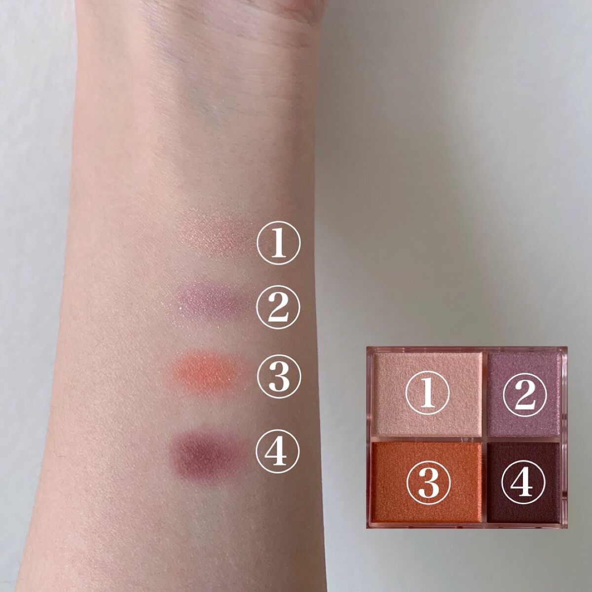 グラデーション アイシャドウ 08 チアフルフラワー（2023年春夏限定色)/ちふれ/アイシャドウパレットを使ったクチコミ（3枚目）