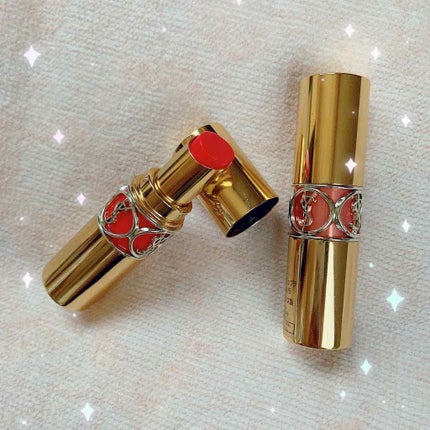 ルージュ ヴォリュプテ シャイン/YVES SAINT LAURENT BEAUTE/口紅を使ったクチコミ(2枚目)