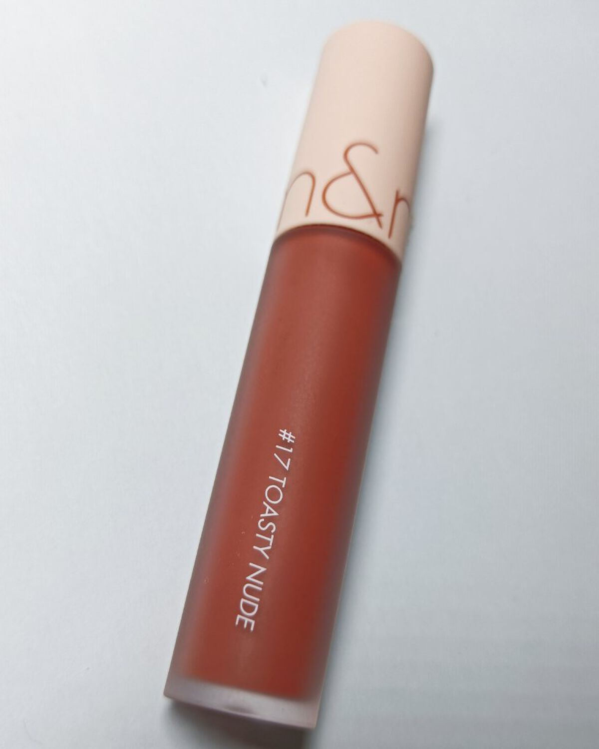 ゼロベルベットティント 17 トースティヌード(TOASTY NUDE)/rom&nd/リップティントを使ったクチコミ（2枚目）