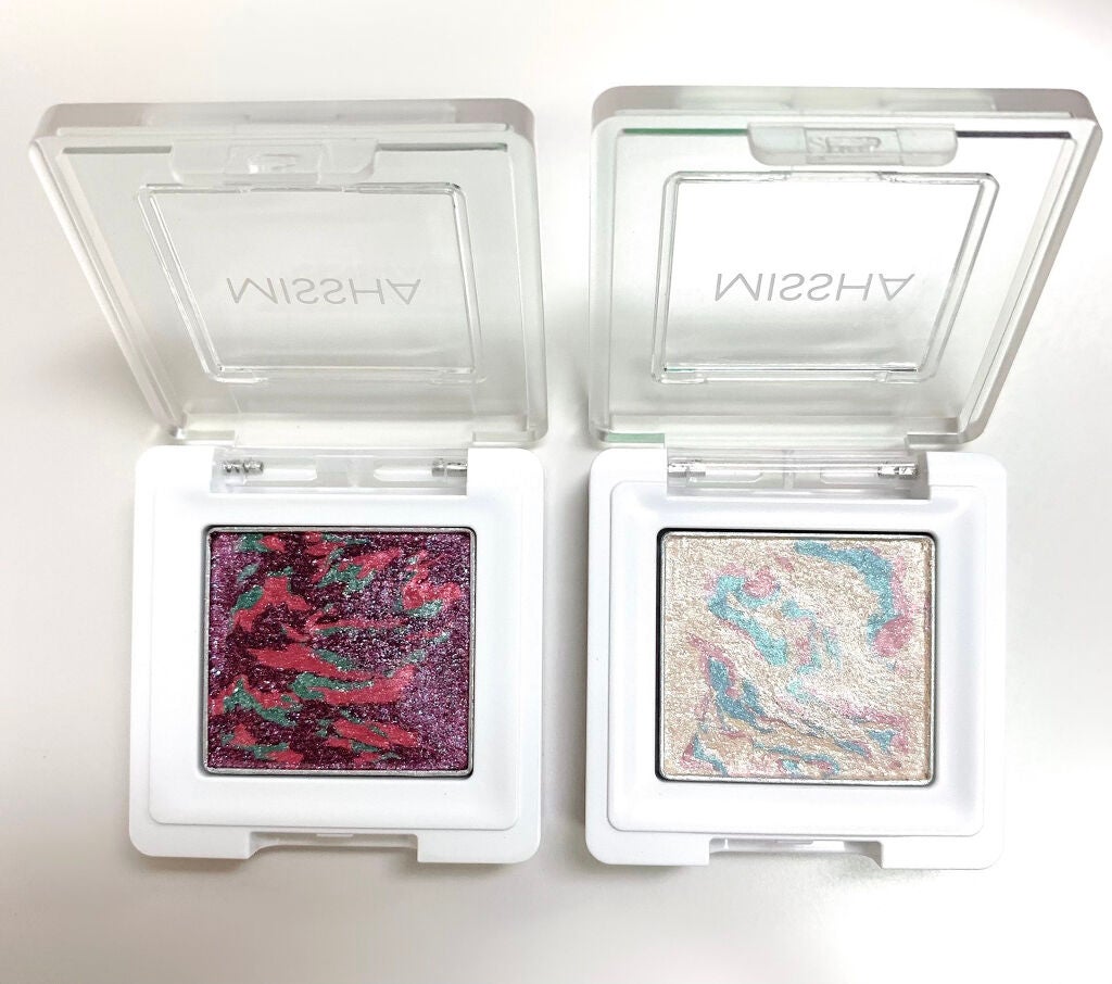 グリッタープリズム シャドウ マーブル/MISSHA/単色アイシャドウを使ったクチコミ(2枚目)