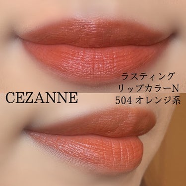 ラスティング リップカラーN/CEZANNE/口紅を使ったクチコミ（3枚目）