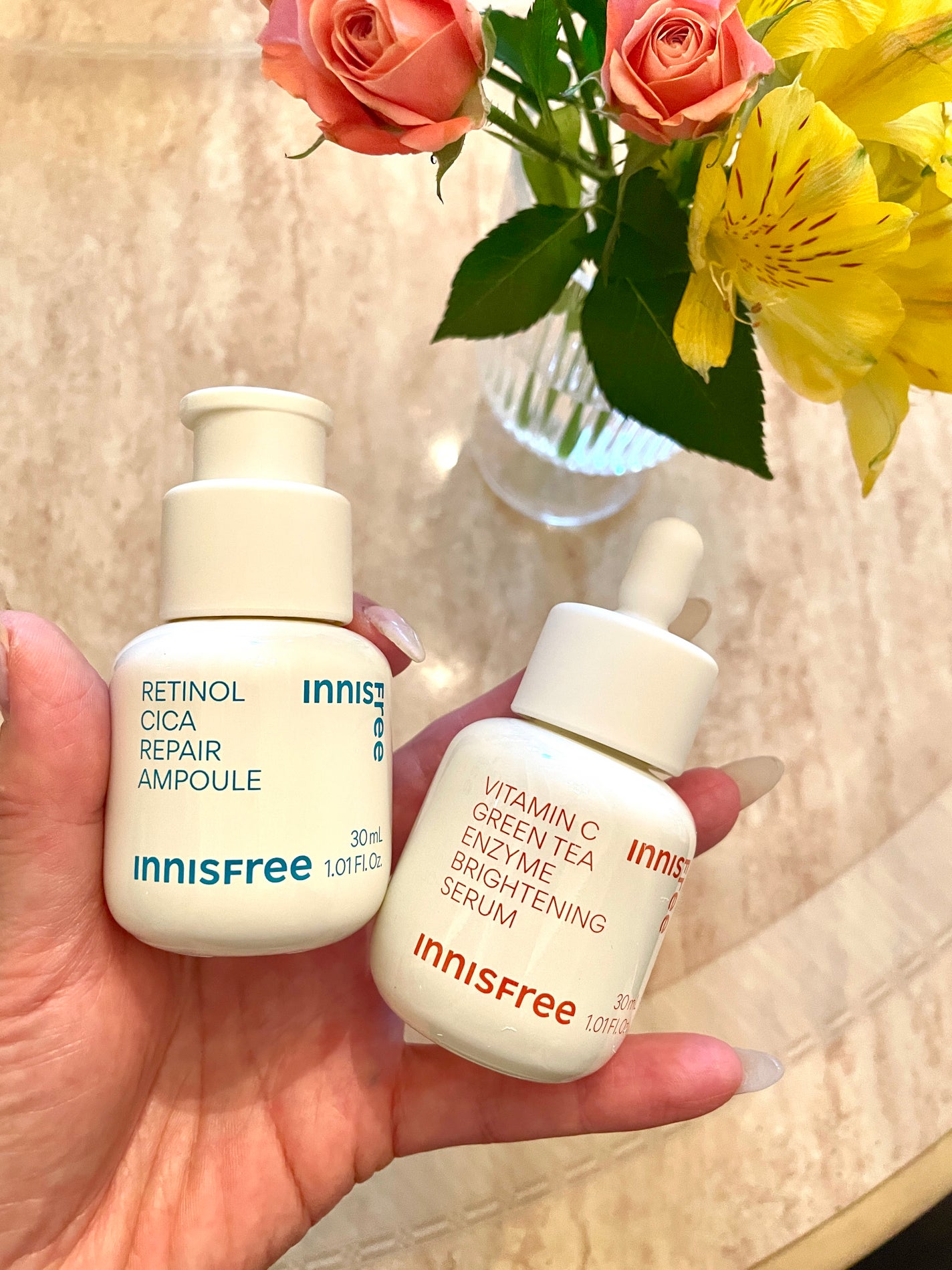 ビタC グリーンティーエンザイム ブライト セラム/innisfree/美容液を使ったクチコミ(1枚目)