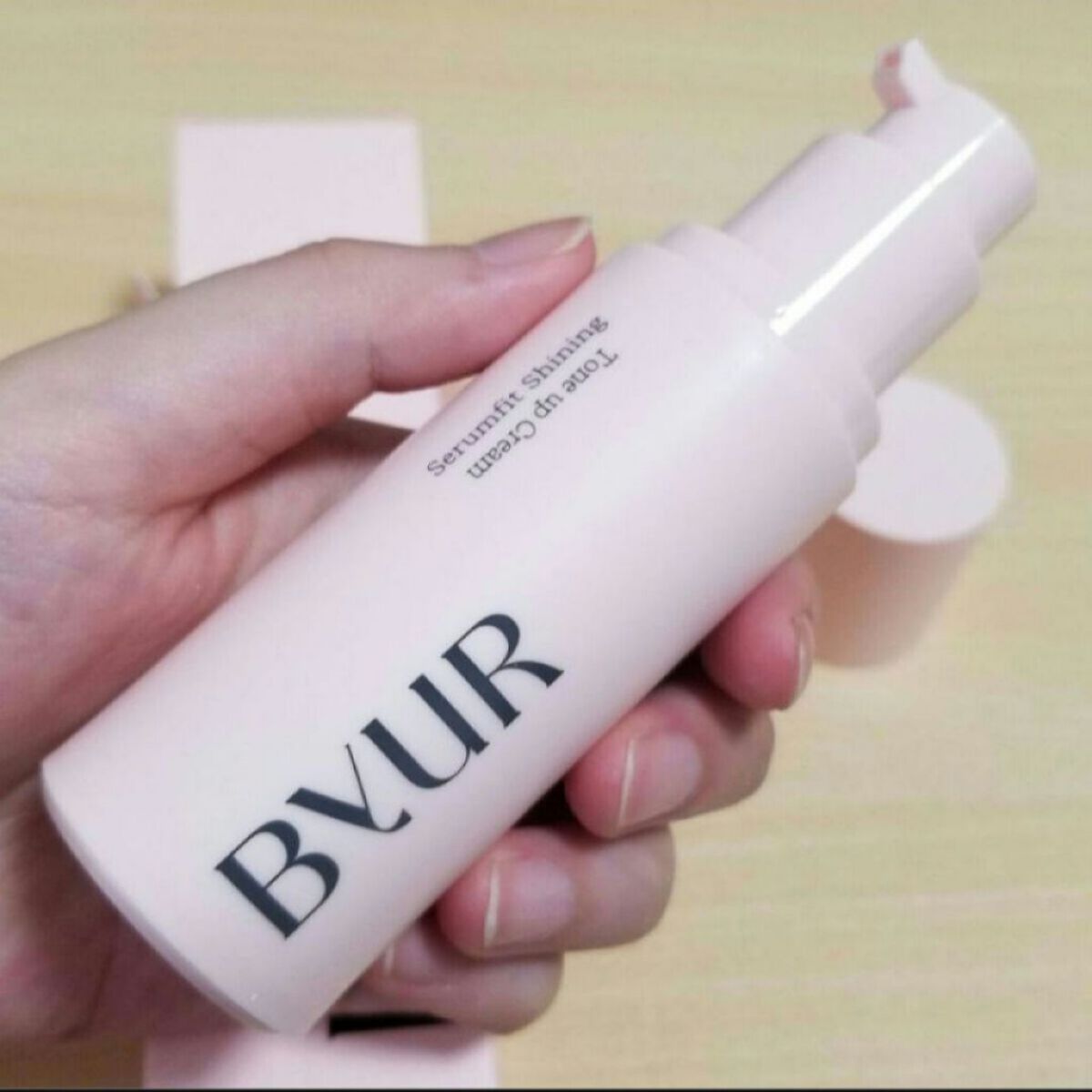 セラムフィット シャイニング トーンアップクリーム /ByUR/化粧下地を使ったクチコミ(2枚目)