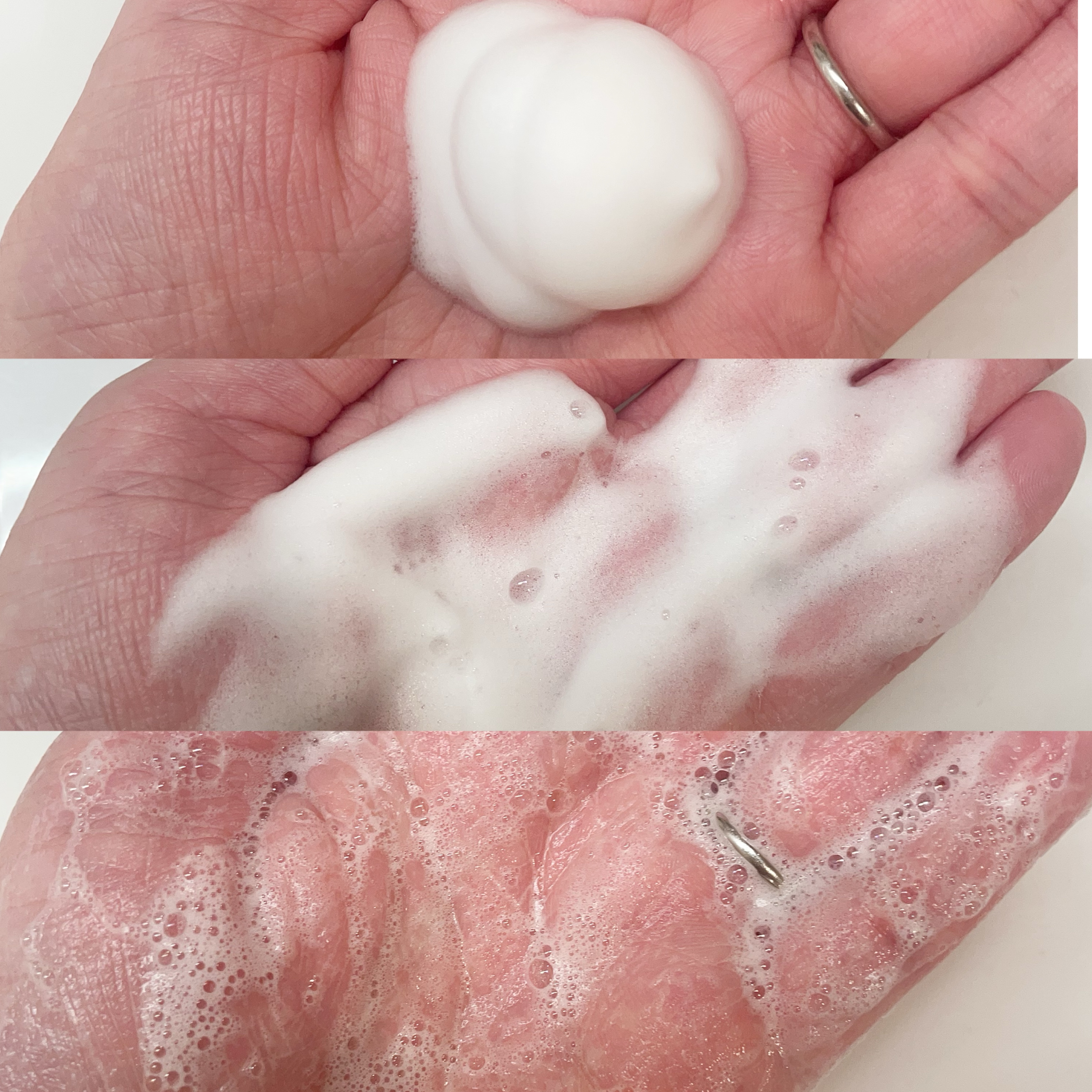 ビューティモイスチャー クリーミー泡洗顔料/ダヴ/泡洗顔を使ったクチコミ（3枚目）