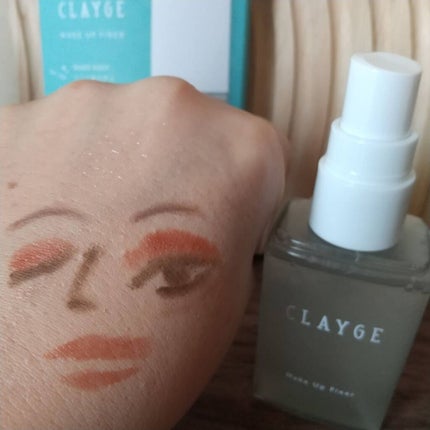メイクアップフィクサー/CLAYGE/フィックスミストを使ったクチコミ(1枚目)