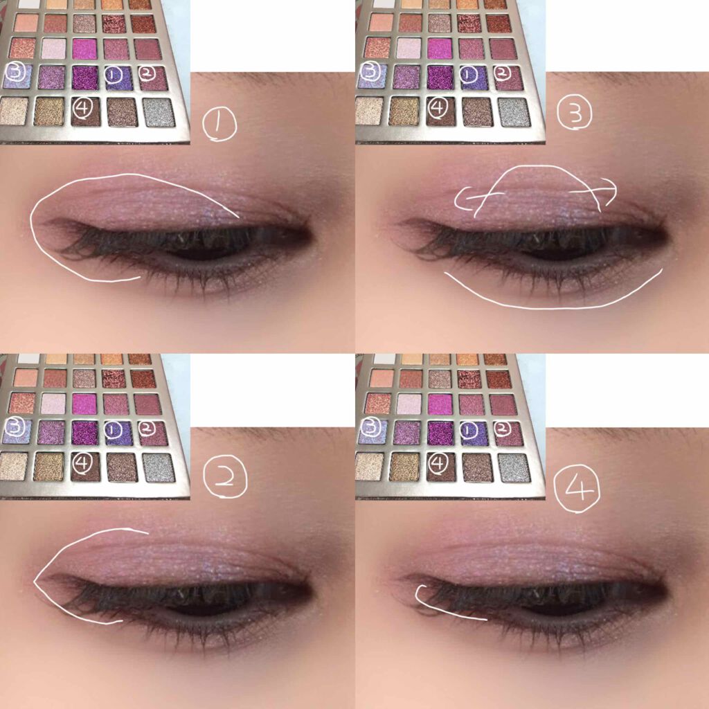 プロ ダズリング アイパレット グリッツ シャワー/CLIO/アイシャドウパレットを使ったクチコミ（2枚目）