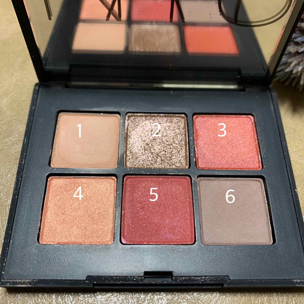 ヴォワヤジュールアイシャドウパレット 1199/NARS/アイシャドウパレットを使ったクチコミ（2枚目）