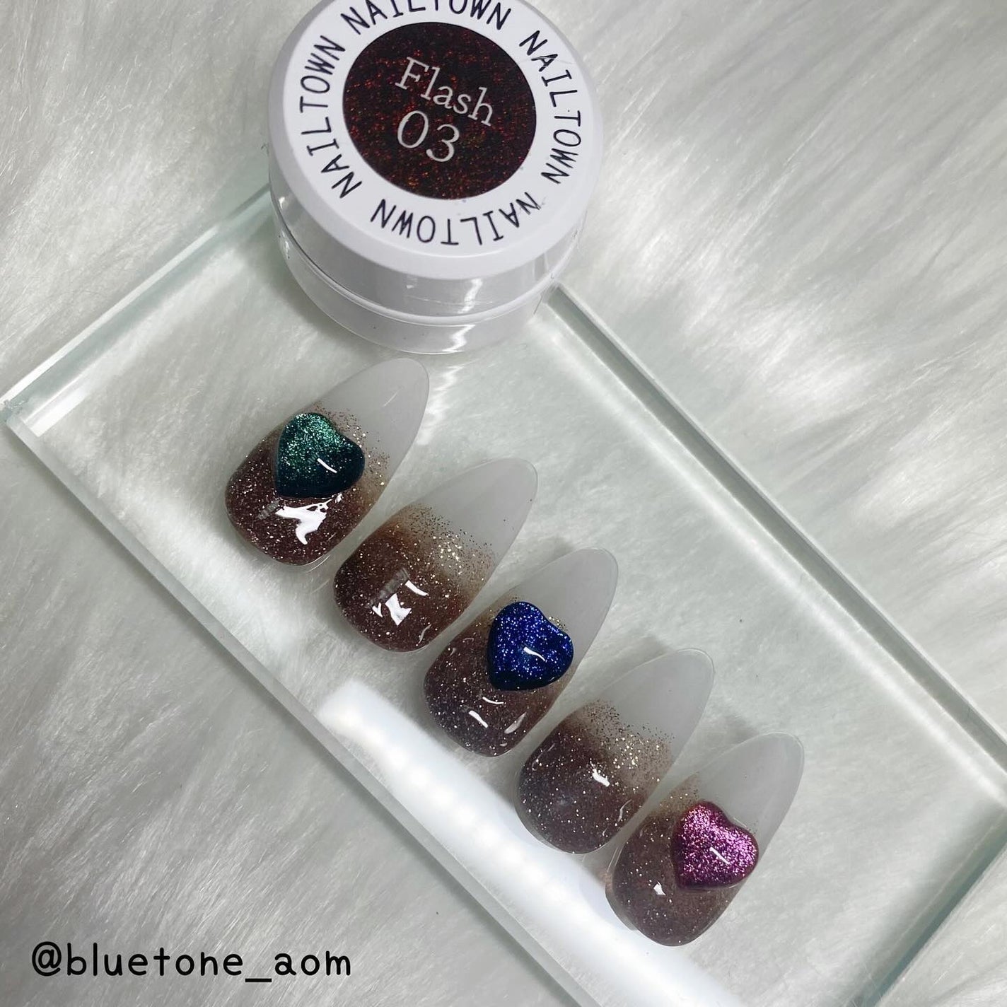 ネイルタウンジェル フラッシュジェル/NAILTOWN/ジェルネイルを使ったクチコミ(7枚目)