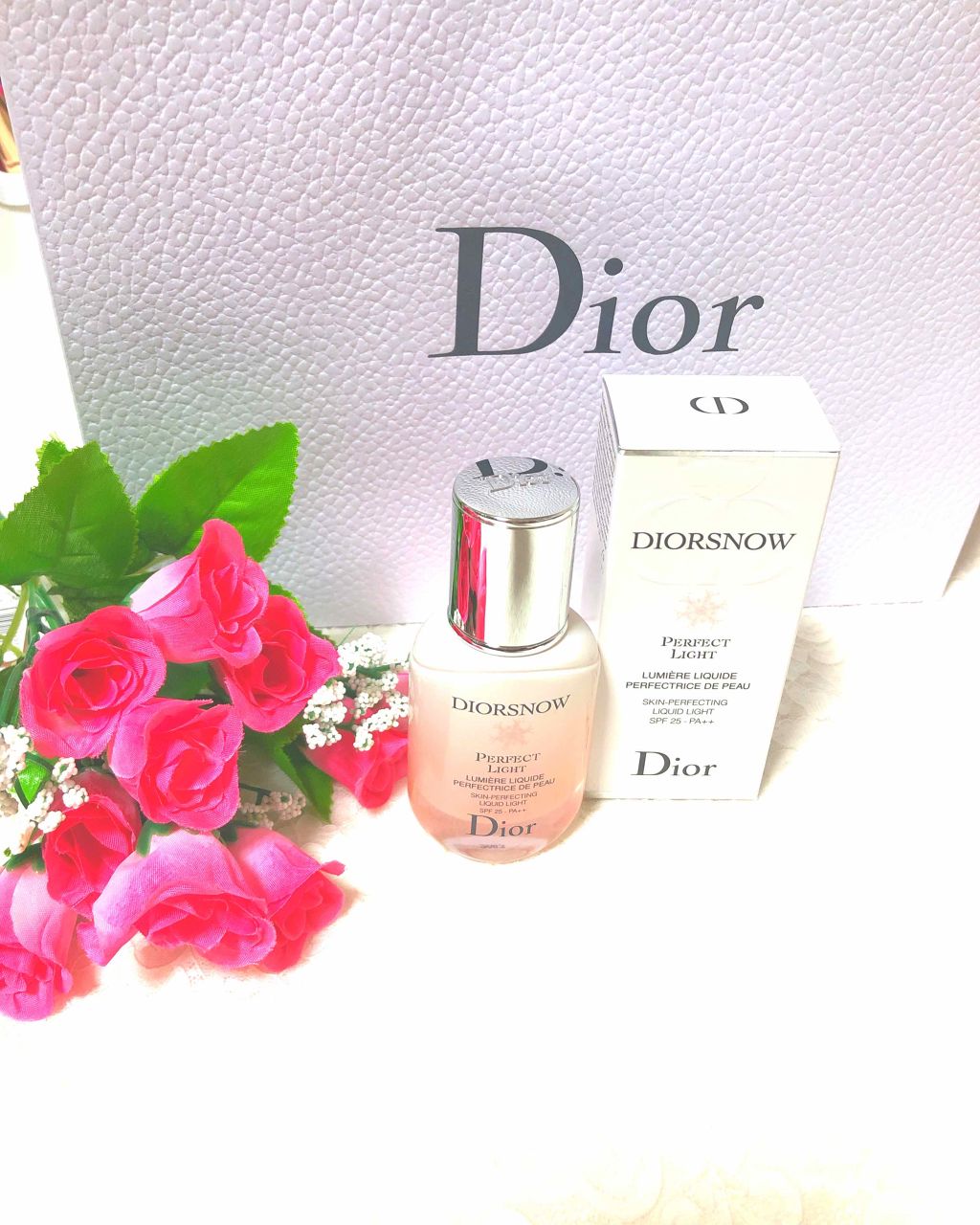 スノー パーフェクト ライト SPF25 - PA++/Dior/化粧下地を使ったクチコミ(1枚目)