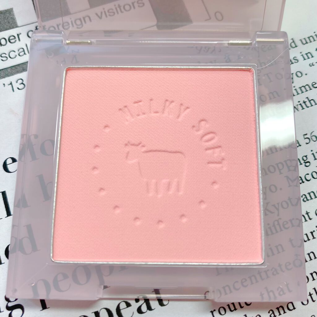 ミルクチーク バナナミルク/ETUDE/パウダーチークを使ったクチコミ（2枚目）