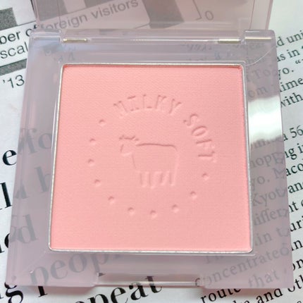 ミルクチーク バナナミルク/ETUDE/パウダーチークを使ったクチコミ(2枚目)