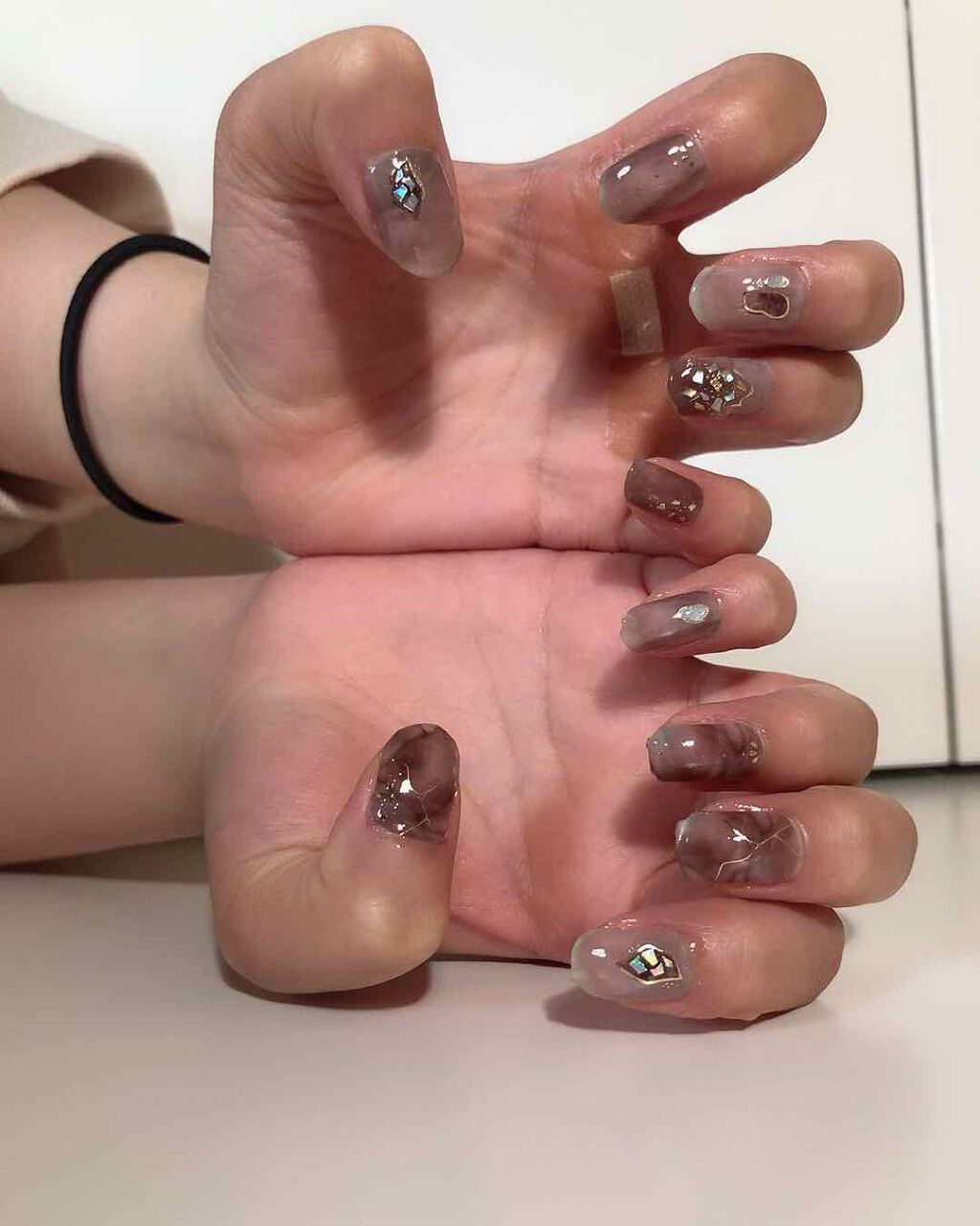 ジェルネイルシール/and U/ネイルシールを使ったクチコミ(1枚目)