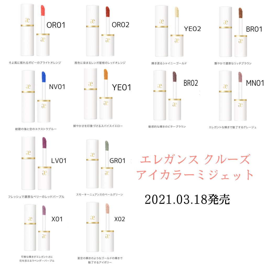 アイカラー ミジェット/エレガンス クルーズ/ジェル・クリームアイシャドウを使ったクチコミ（3枚目）