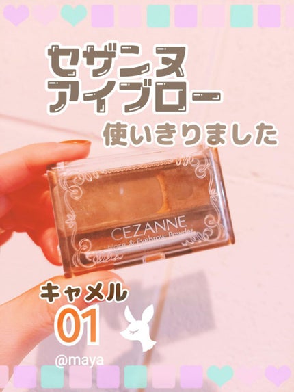 ノーズ&アイブロウパウダー/CEZANNE/パウダーアイブロウを使ったクチコミ(1枚目)