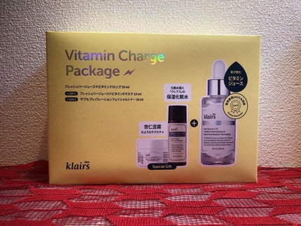 ビタミンチャージパッケージ/Klairs/スキンケアキットを使ったクチコミ(1枚目)