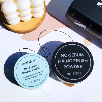 ノーセバム フィニッシングパウダー/innisfree/ルースパウダーを使ったクチコミ(4枚目)