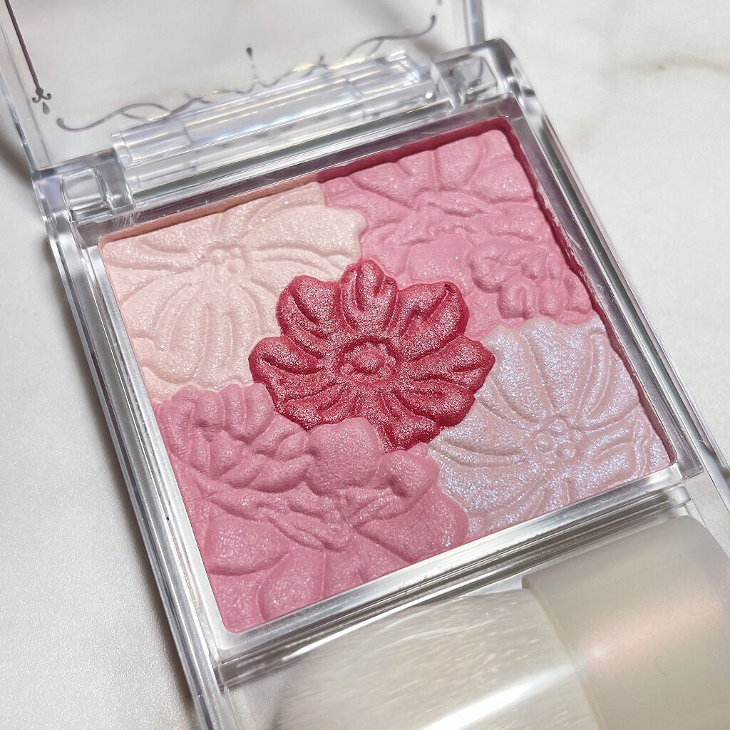 グロウフルールチークス/キャンメイク/パウダーチークを使ったクチコミ(4枚目)