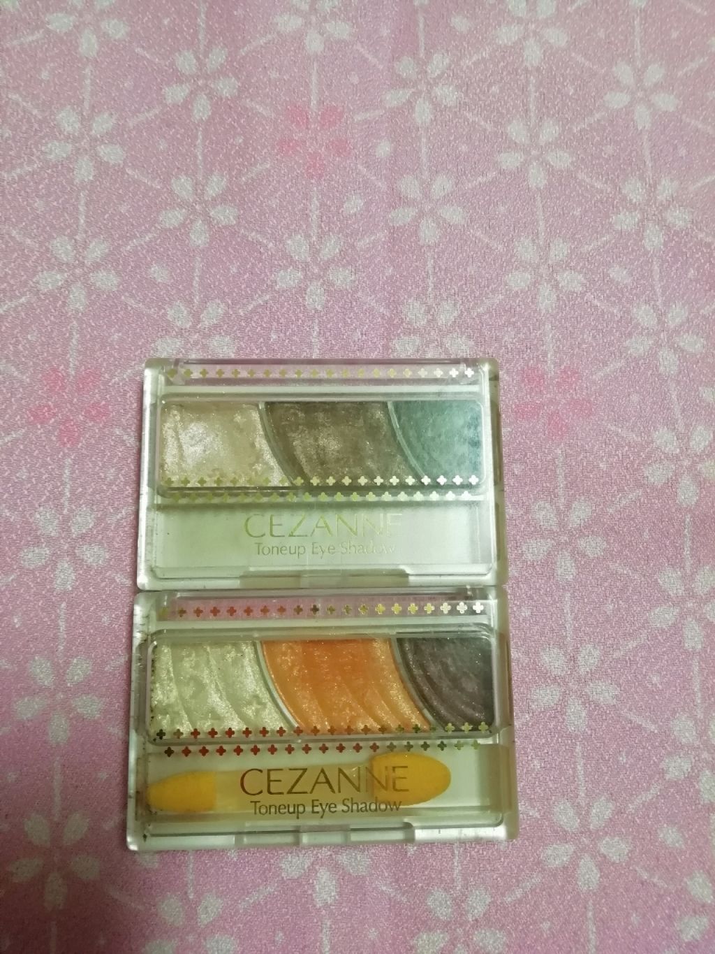 トーンアップアイシャドウ/CEZANNE/アイシャドウパレットを使ったクチコミ(1枚目)