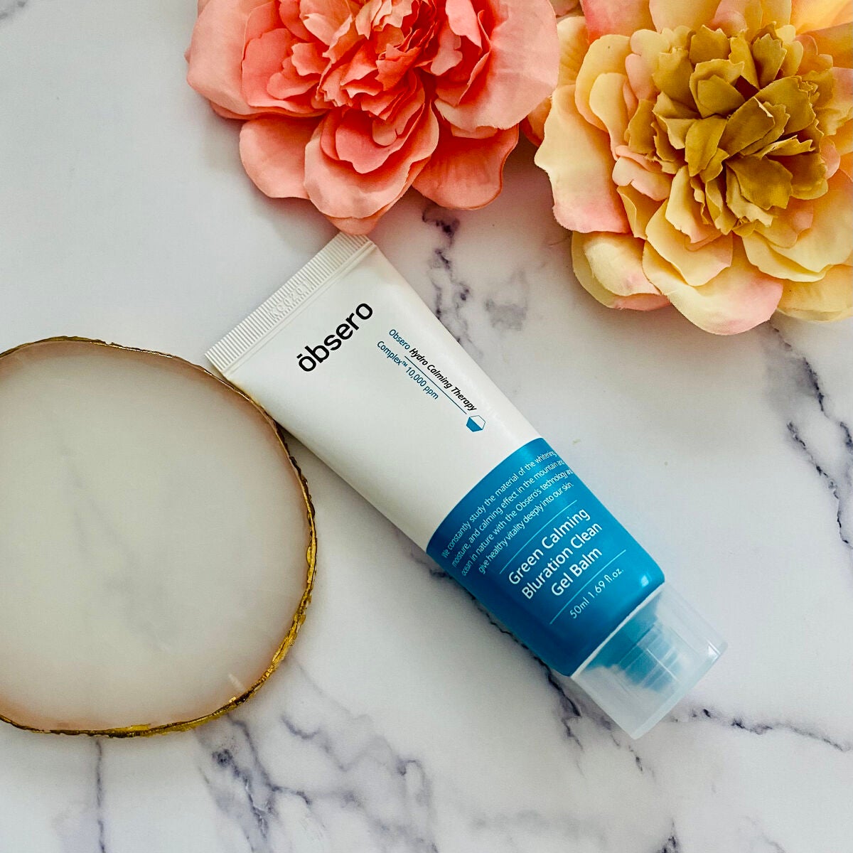 グリーンカーミングブルーレーションクリーンゲルバーム/obsero/フェイスクリームを使ったクチコミ(5枚目)