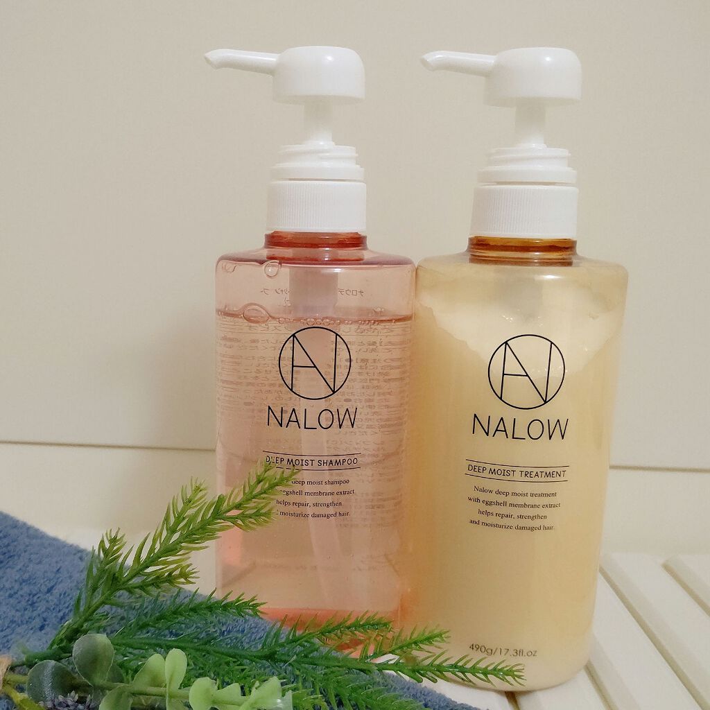 ディープモイスト シャンプー／トリートメント/NALOW/市販シャンプーを使ったクチコミ（1枚目）