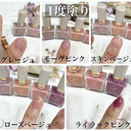 グロッシーコート/スキューズミー/オールインワンネイルを使ったクチコミ(4枚目)