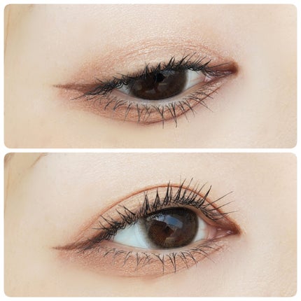 ピメル うそつきマスカラ 【限定】透け感ナイトグリーン/pdc/マスカラを使ったクチコミ(3枚目)