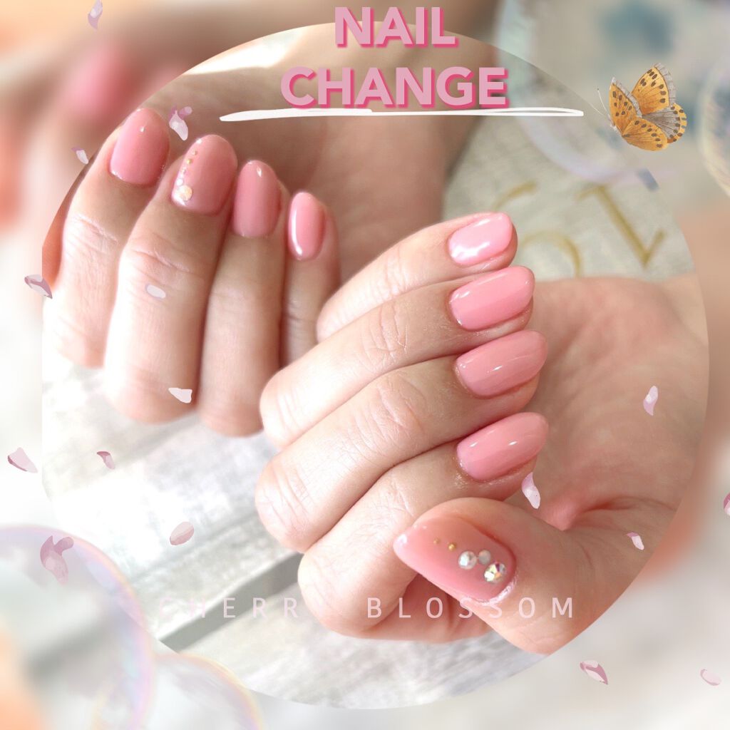 aoi on LIPS 「NAILCHANGEしてきたよ今回はシンプルにピンクのつやネイ..」(1枚目)