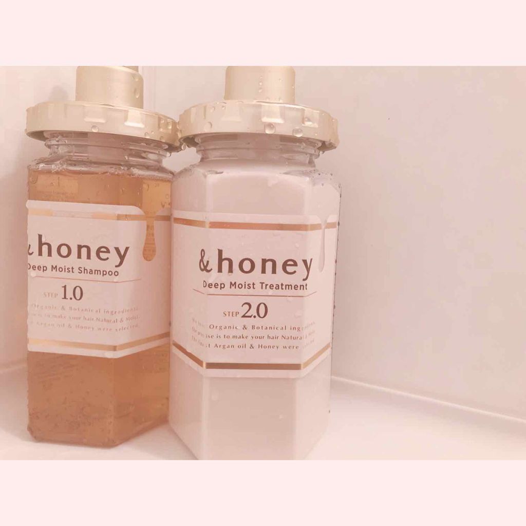 ディープモイスト シャンプー1.0/ヘアトリートメント2.0/&honey/市販シャンプーを使ったクチコミ(1枚目)