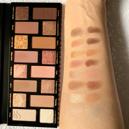 ボーン ディス ウェイ ザ ナチュラル ヌード アイシャドウ パレット/Too Faced/アイシャドウパレットを使ったクチコミ(5枚目)