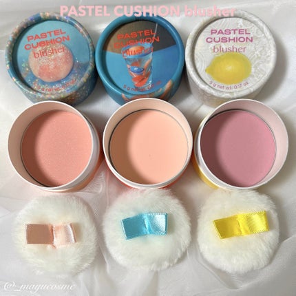 パステルクッションブラッシャー/THE FACE SHOP/パウダーチークを使ったクチコミ(4枚目)