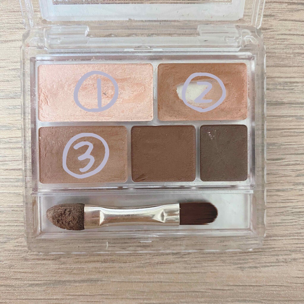 パーフェクトマルチアイズ/キャンメイク/アイシャドウパレットを使ったクチコミ(3枚目)