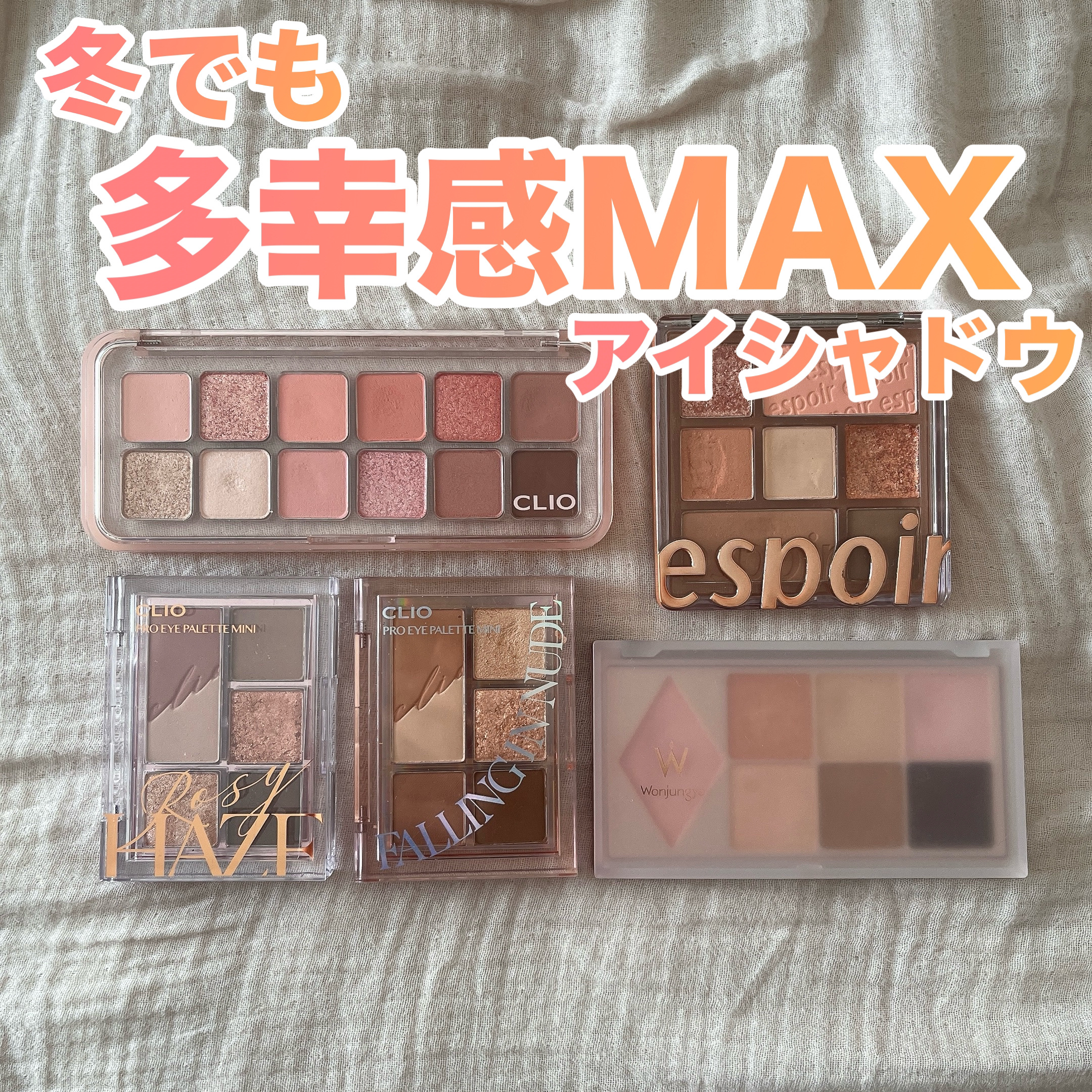 プロ アイパレット ミニ/CLIO/アイシャドウパレットを使ったクチコミ（1枚目）