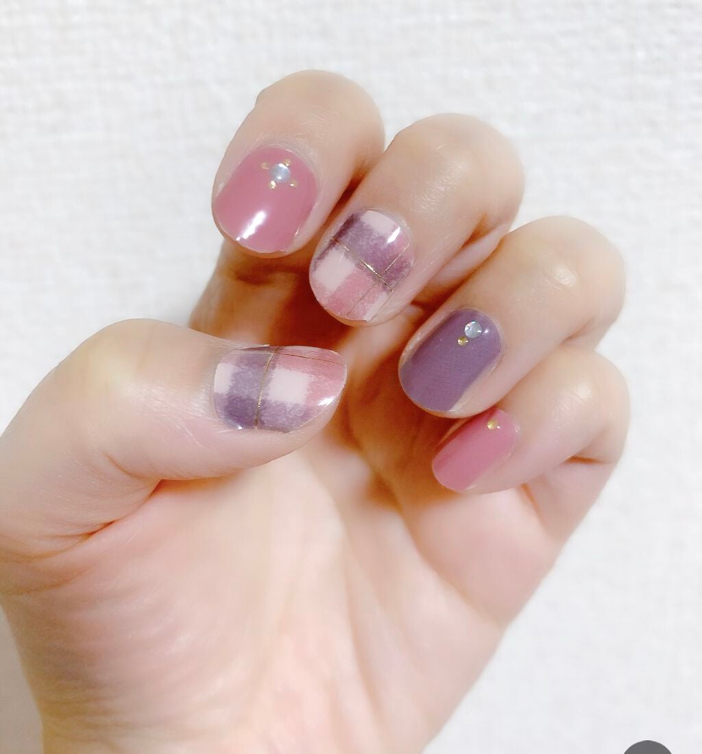 ジェルネイルシール/and U/ネイルシールを使ったクチコミ(1枚目)