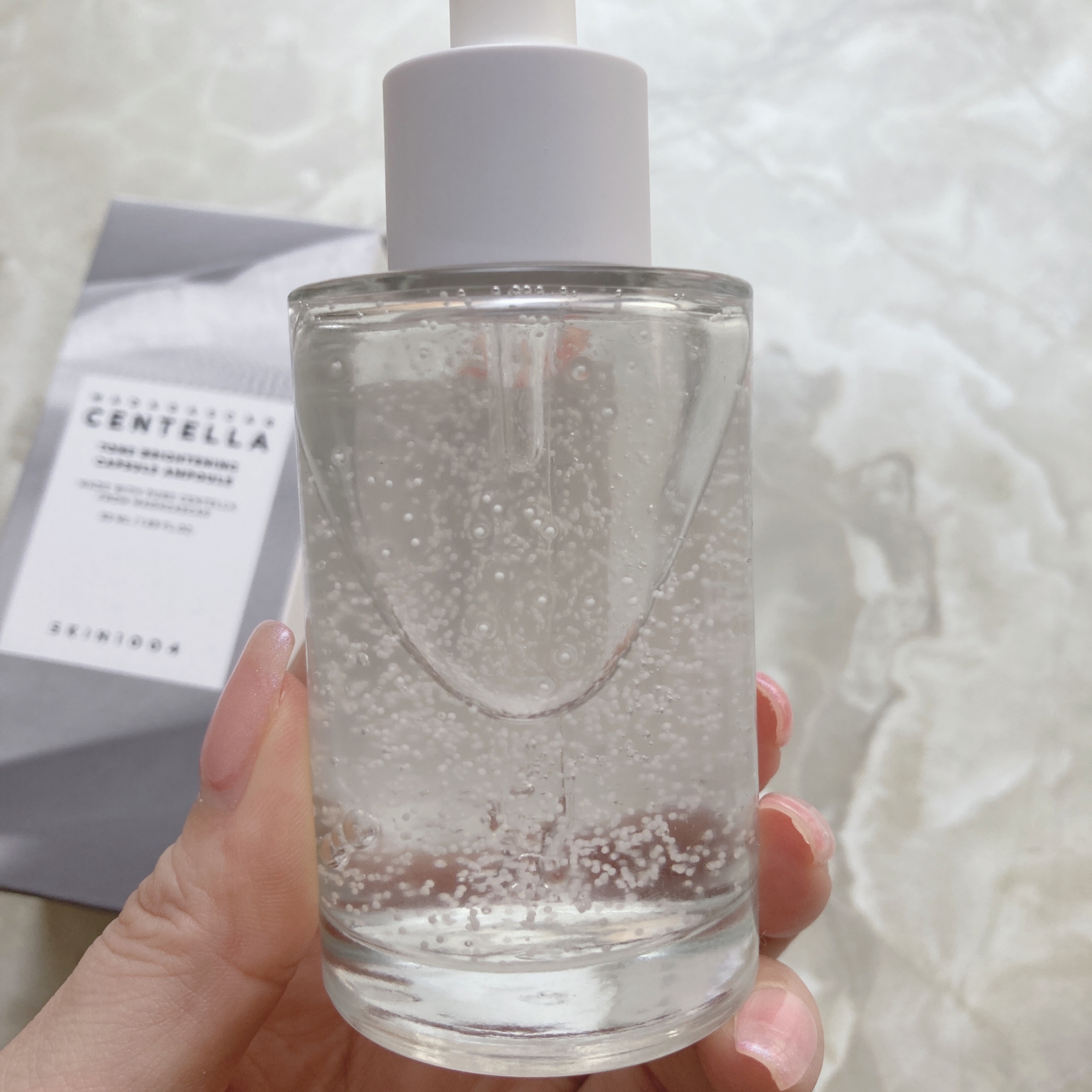 トーンブライトニング カプセルアンプル/SKIN1004/美容液を使ったクチコミ（3枚目）