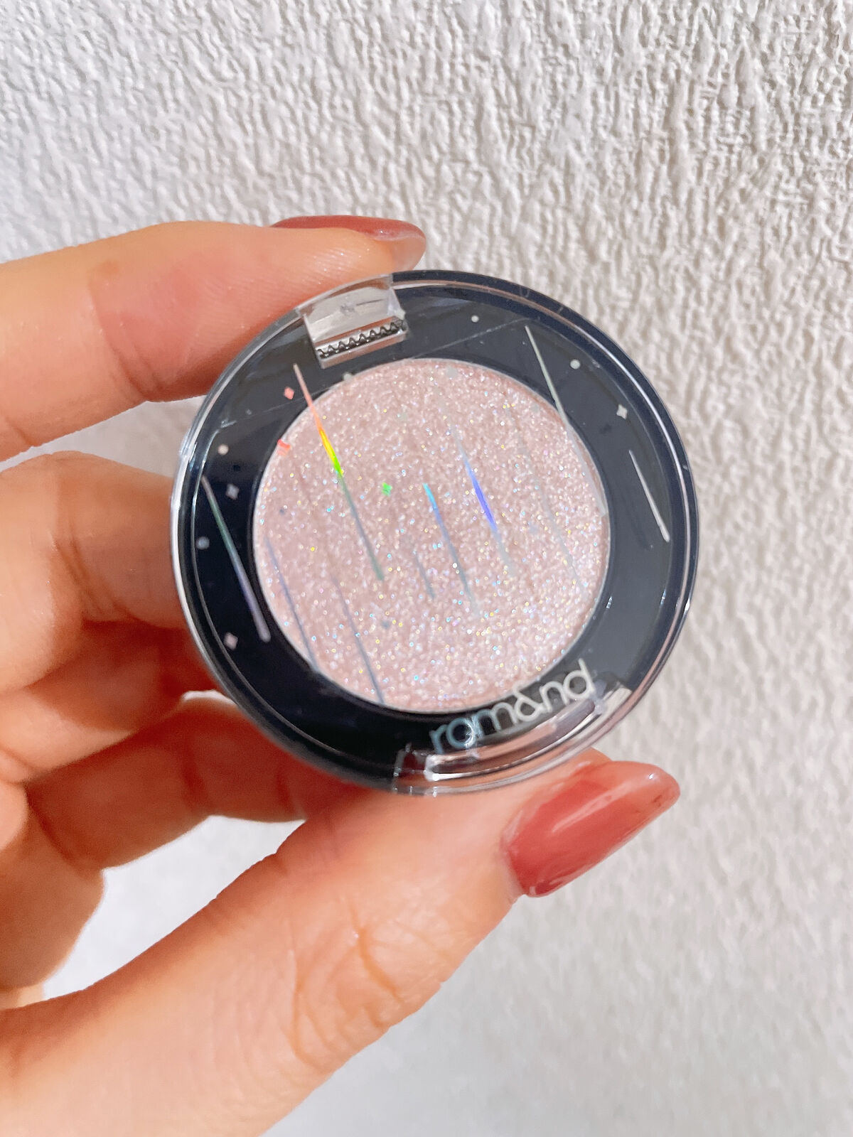 グリッター シャドウ カラー/rom&nd/グリッターを使ったクチコミ（2枚目）