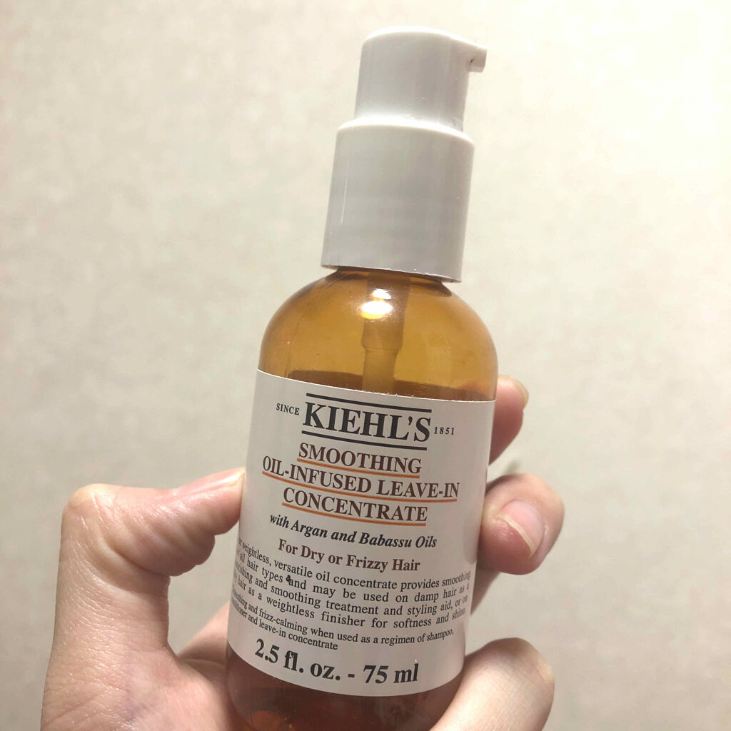 キールズ スムージング ヘアオイル/Kiehl's/ヘアオイルを使ったクチコミ（1枚目）