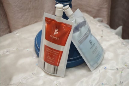 コラーゲン エッセンシャル UV スパ サンブロック/FEDORA AESTHETIC/日焼け止めクリームを使ったクチコミ(1枚目)