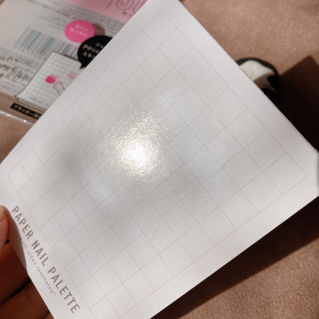 ペーパーネイルパレット/セリア/ネイル用品を使ったクチコミ（3枚目）