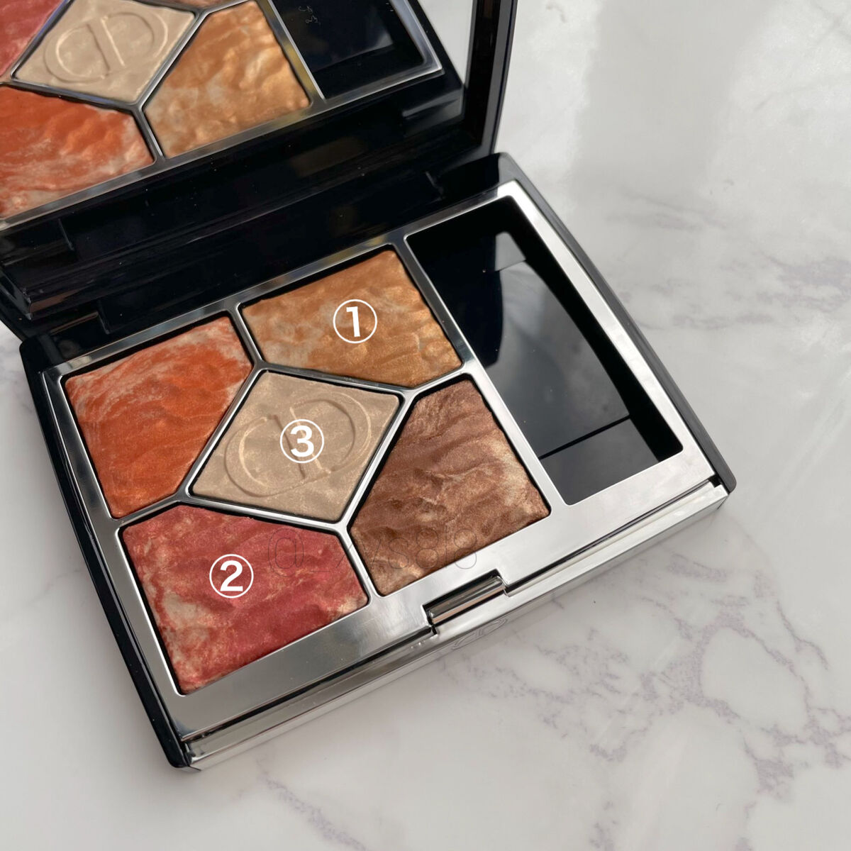 【旧】サンク クルール クチュール/Dior/アイシャドウパレットを使ったクチコミ（3枚目）