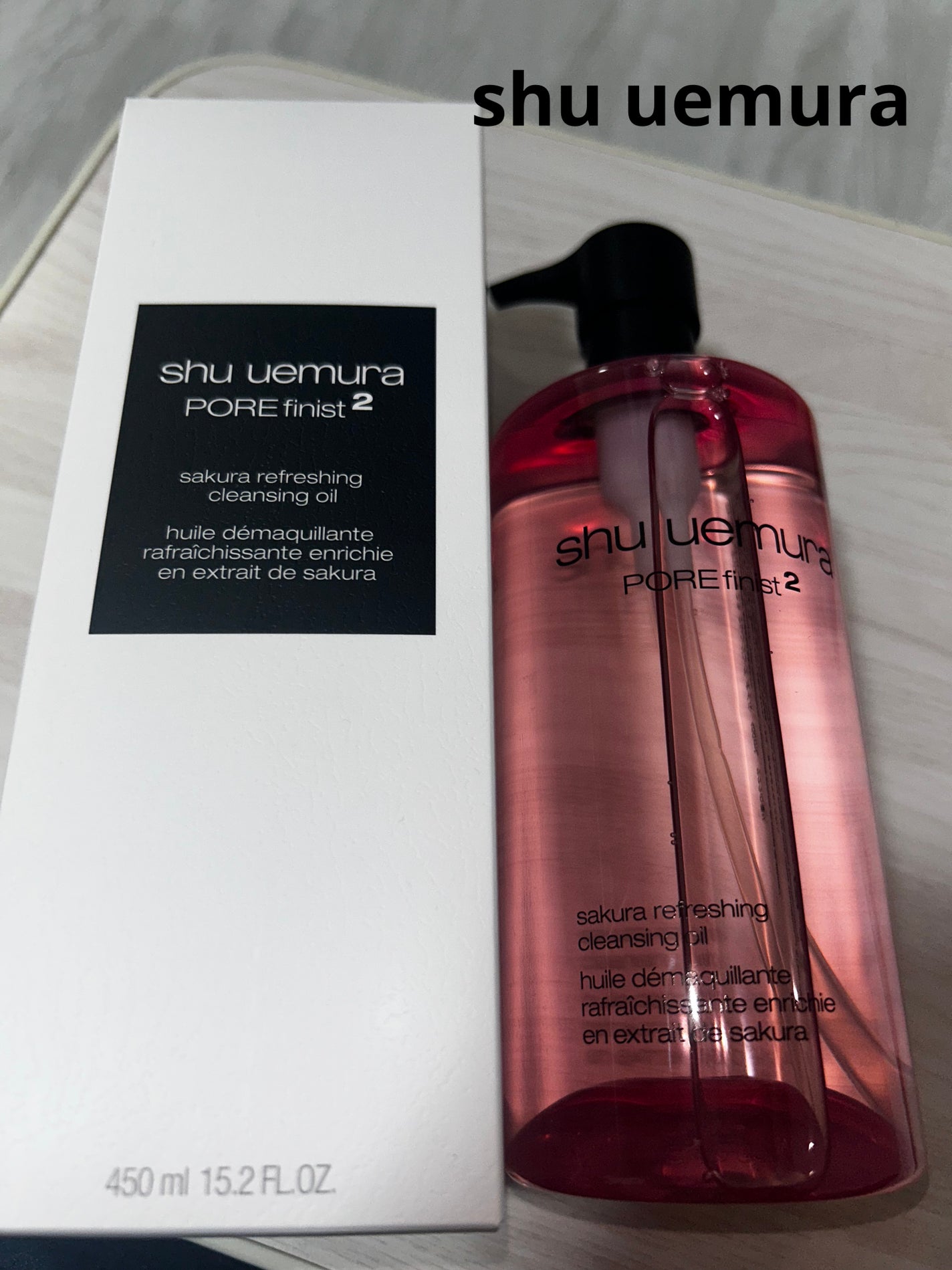 フレッシュ クリア サクラ クレンジング オイル/shu uemura/オイルクレンジングを使ったクチコミ(1枚目)