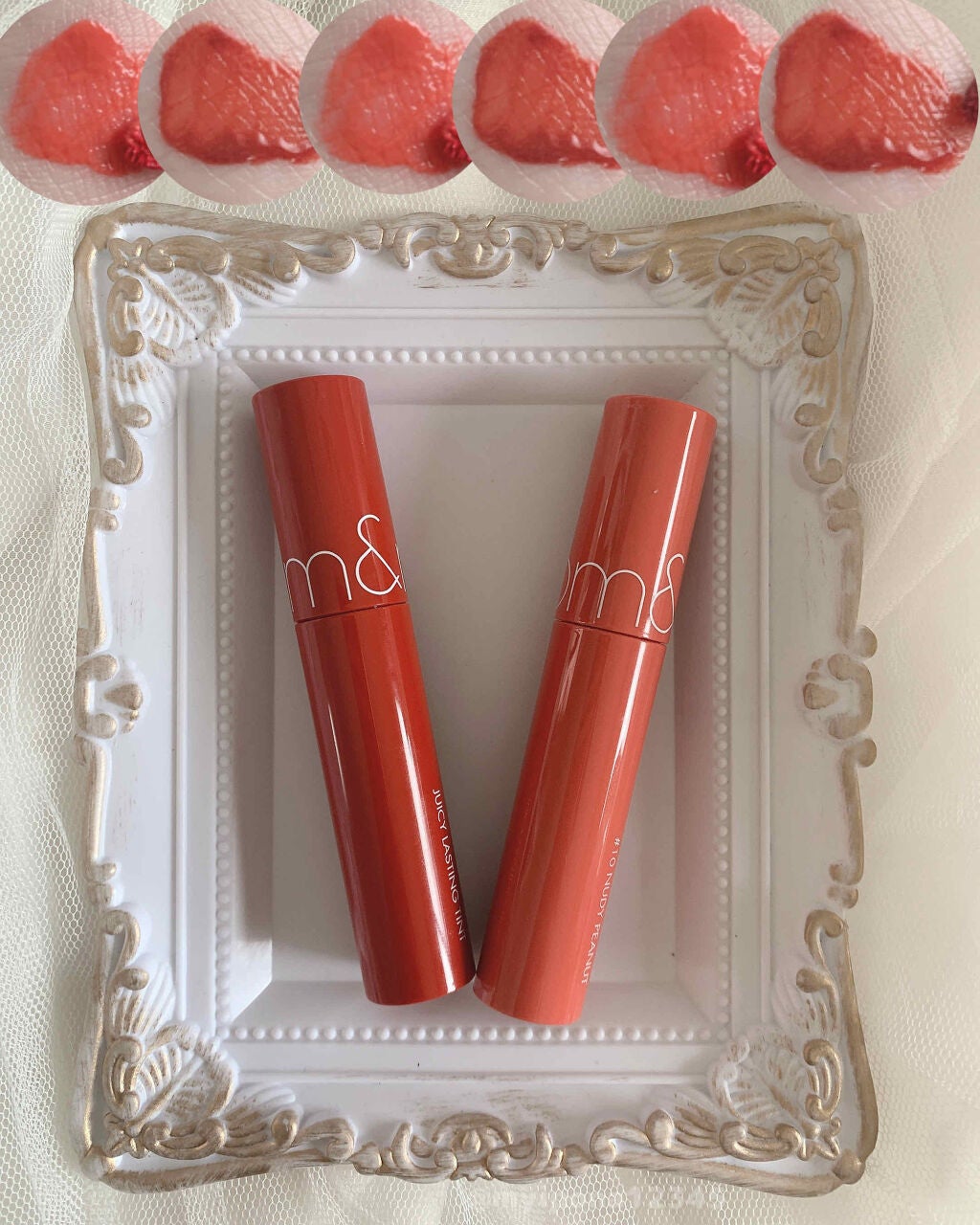 ジューシーラスティングティント/rom&nd/リップティントを使ったクチコミ(1枚目)