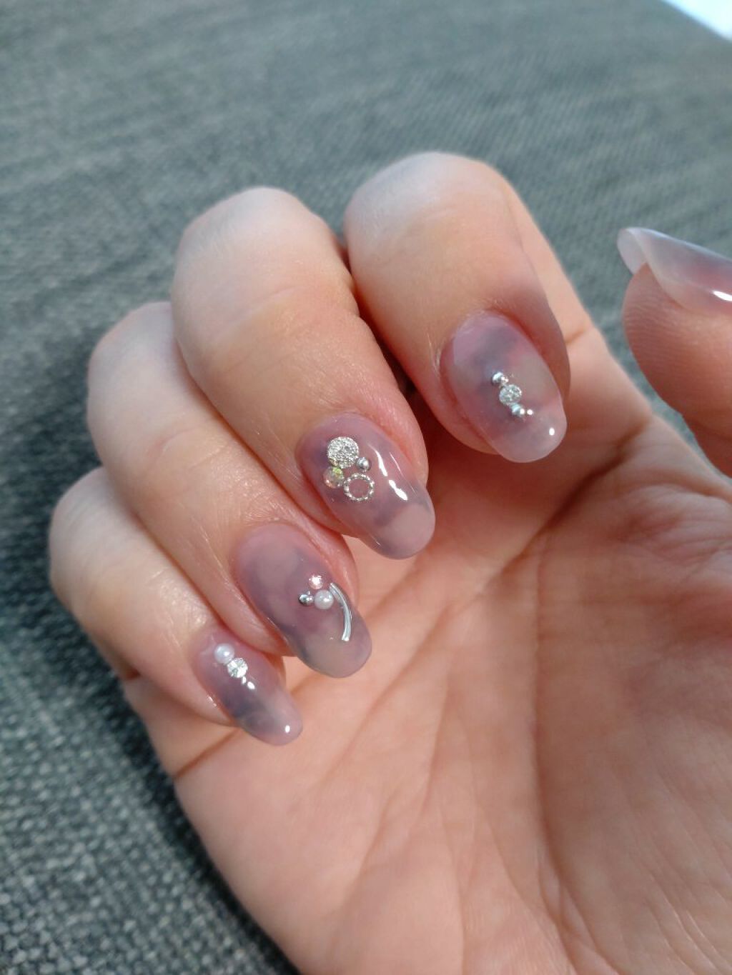 パル カラージェル ミルクグリーン/キャンドゥ/ジェルネイルを使ったクチコミ（1枚目）