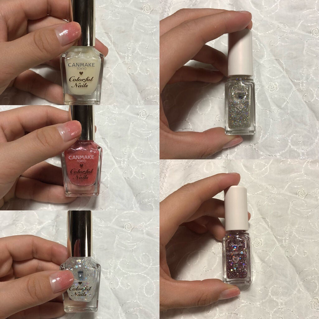 カラフルネイルズ/キャンメイク/マニキュアを使ったクチコミ(3枚目)