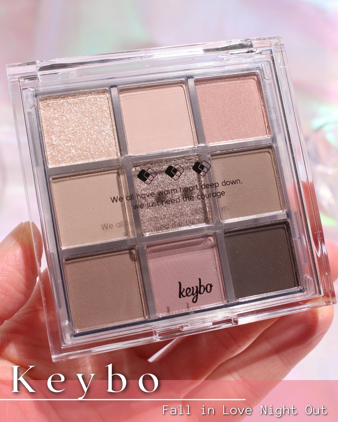 KEYBO FALL IN LOVE SHADOW PALETTE/keybo/アイシャドウパレットを使ったクチコミ(4枚目)