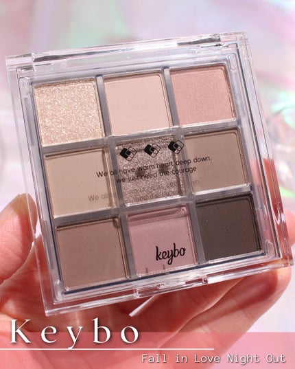 KEYBO FALL IN LOVE SHADOW PALETTE/keybo/アイシャドウパレットを使ったクチコミ(4枚目)